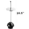 Blue Donuts Toilet Plunger with Holder for Bathroom, Multi Drain Quick Dry, Chrome BD3468665 - alternate 4